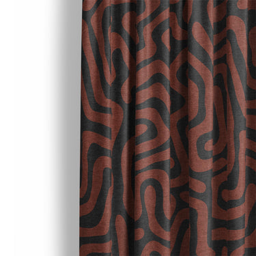 Kiva Coral Mockup Curtain Detail