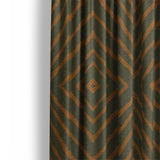 Terlingua Olive & Terracotta Mockup Curtain Detail