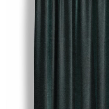 Felix Bleach Dye Deep Teal Mockup Curtain Detail