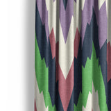 Dyani Eggplant & Matcha Mockup Curtain Detail