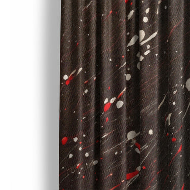 Edgar Red & Vintage Black Mockup Curtain Detail