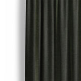Felix Bleach Dye Olive Green Mockup Curtain Detail