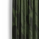 Hurley Splatter Dye Olive Green Mockup Curtain Detail