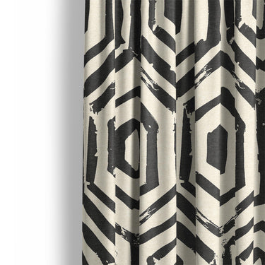 Torrance Black & Ivory Mockup Curtain Detail