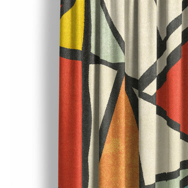 Arthur Multicolor Mockup Curtain Detail