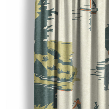 Paddleboard Party Mockup Curtain Detail