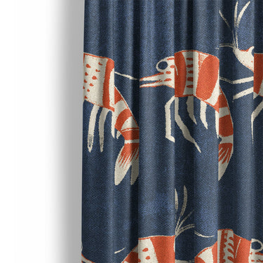 Tribal Prawns Mockup Curtain Detail
