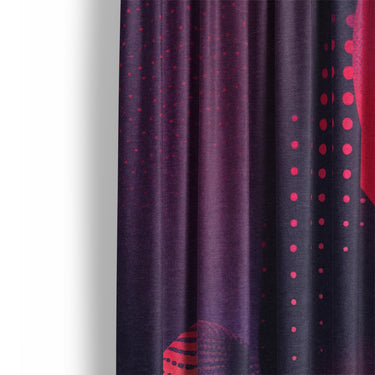 Bodolo Purple & Magenta Mockup Curtain Detail