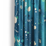 Sylvie Seafoam & Teal Mockup Curtain Detail
