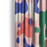 Concetta Pink Green & Blue Mockup Curtain Detail