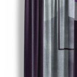 Gordian Dark Purple Mockup Curtain Detail