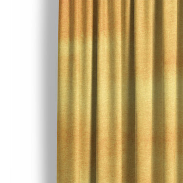 Jacinda Watercolor Fire Orange Ombre Mockup Curtain Detail