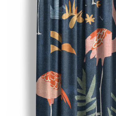 Flamingo Paradise Mockup Curtain Detail