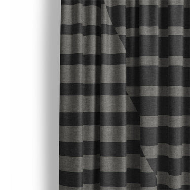 Euclid Black & Neutral Grey Mockup Curtain Detail