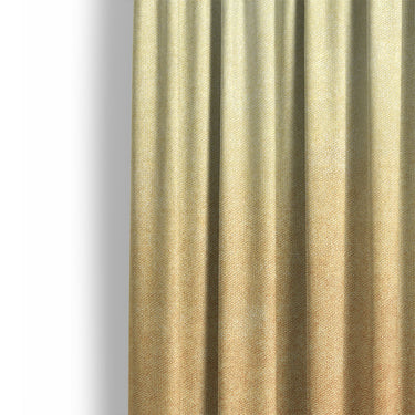 Kieran Watercolor Goldenrod Ombre Mockup Curtain Detail
