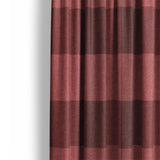 Buffalo Plaid Deep Red Mockup Curtain Detail