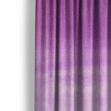 Imogen Watercolor Blue & Purple Ombre Mockup Curtain Detail