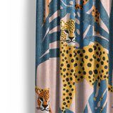 Tropical Cheetahs Mockup Curtain Detail