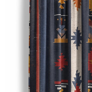 Tonopah Denim Blue Mockup Curtain Detail