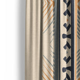 Loxcie Ivory & Blue Mockup Curtain Detail