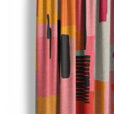 Nadia Multicolor Mockup Curtain Detail