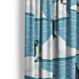 Arctic Penguins Mockup Curtain Detail