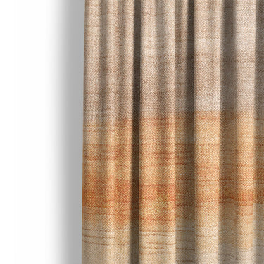 Ruidoso Navy & Burnt Orange Mockup Curtain Detail