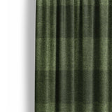 Buffalo Plaid Dark Olive Mockup Curtain Detail