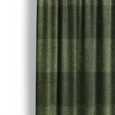 Buffalo Plaid Dark Olive Mockup Curtain Detail