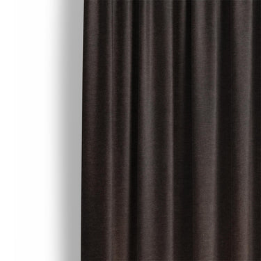 Keanu Watercolor Dark Brown Ombré Mockup Curtain Detail