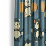 Musical Chimps Mockup Curtain Detail