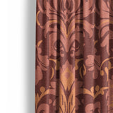 Agnes Amaranth Red Mockup Curtain Detail