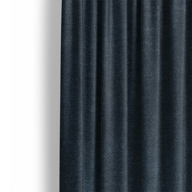 Keanu Watercolor Navy Blue Ombre Mockup Curtain Detail