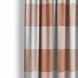 Buffalo Plaid Light Terracotta Mockup Curtain Detail