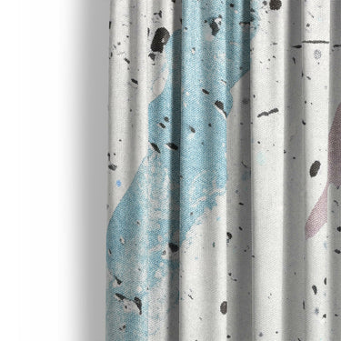 Stephanie Cool Splatter Mockup Curtain Detail
