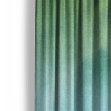 Micah Watercolor Blue & Green Mockup Curtain Detail