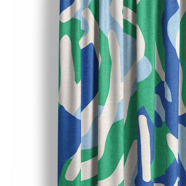 Leonardo Blue Green Mockup Curtain Detail