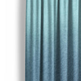 Kieran Watercolor Teal Ombre Mockup Curtain Detail