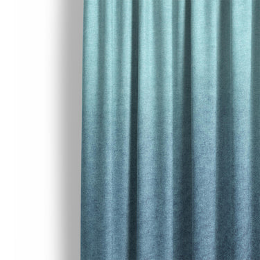 Kieran Watercolor Teal Ombre Mockup Curtain Detail