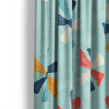 Breezy Pinwheels Mockup Curtain Detail