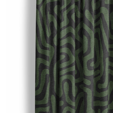 Kiva Green Mockup Curtain Detail