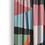 Baxter Blue Multicolor Mockup Curtain Detail