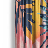 Florian Pink & Blue Mockup Curtain Detail