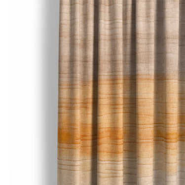Ruidoso Navy & Burnt Orange Mockup Curtain Detail