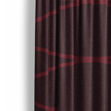 Kepler Deep Purple & Fuchsia Mockup Curtain Detail