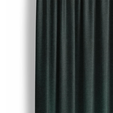 Keanu Watercolor Deep Teal Ombré Mockup Curtain Detail