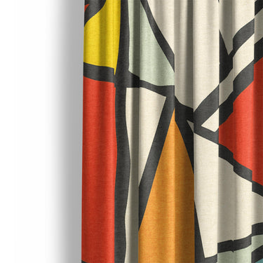 Arthur Multicolor Mockup Curtain Detail