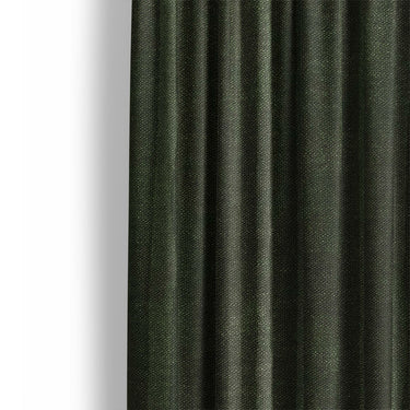 Felix Bleach Dye Olive Green Mockup Curtain Detail