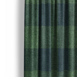 Buffalo Plaid Green Navy Mockup Curtain Detail