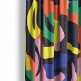 Umberto Black Multicolor Mockup Curtain Detail